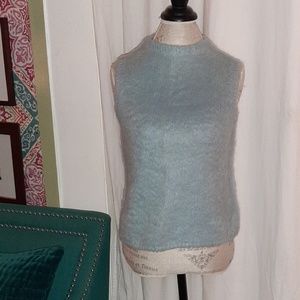 Topshop soft blue sleeveless top